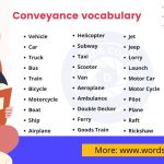 Conveyance vocabulary - wordscoach.com