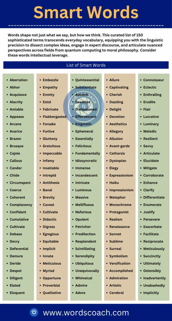 Smart Words - wordscoach.com