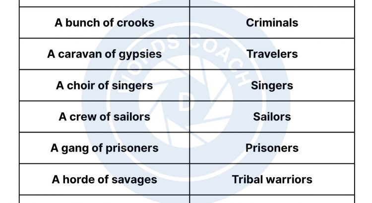 Collective Nouns for People - wordscoach.com